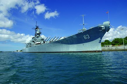 Battleship Missouri on Stars   Stripes Tour