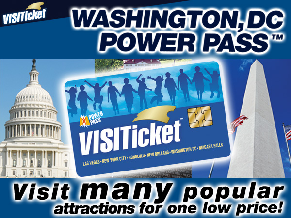 Washington DC Power Pass (40 Lugares de inter�s por un precio bajo!!)