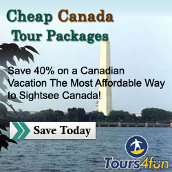 Save 40% on a Canadian Vacation