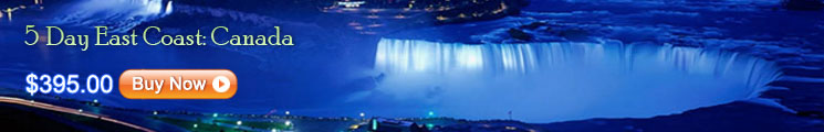 5 Day East Coast: Canada (Budget Friendly)