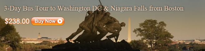 3-Day Bus Tour to Washington DC & Niagara Falls from Boston
