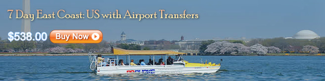 7 Day East Coast: US with Airport Transfers (First Class)