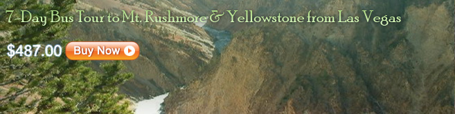 7-Day Bus Tour to Mt. Rushmore & Yellowstone from Las Vegas