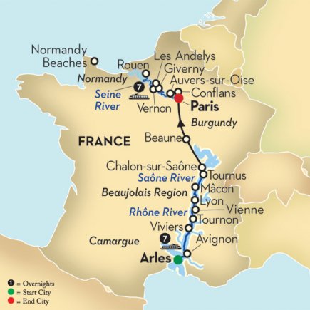 Grand France - Cruise Only