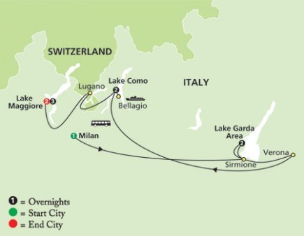 The Magic of The Italian Lakes with Extended Stay In Lake Maggiore