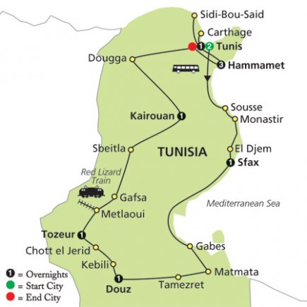 Tunisian Adventure with Hammamet