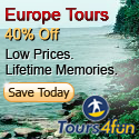 Europe Tours 40% Off