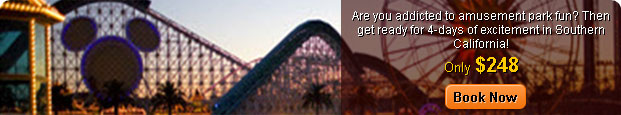 Are you addicted to amusement park fun? Then get ready for 4-days of excitement in Southern California!