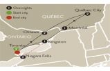 Cities Of Eastern Canada With Niagara Falls Ext.